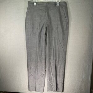Michael Kors Men's 34/34 Grey Wool Dress Pants‎ Flat Front Tailored Fit